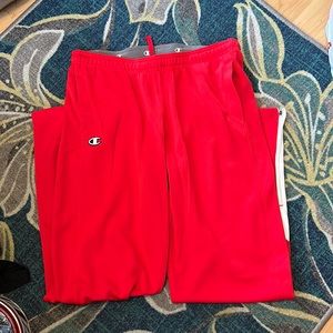 Champion Men’s Authentic pants
flare bottoms with zippers